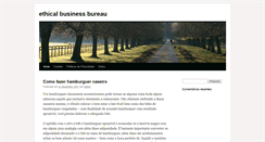 Desktop Screenshot of ethicalbusinessbureau.com